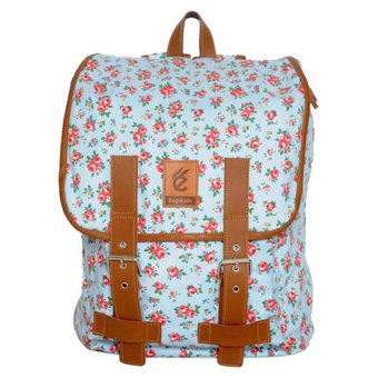 esgotado backpack bag fintagio floro light blue esgotado backpack bag fintagio floro light blue