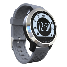 F69 Sports Smart Watch IP68 Heart Rate Fitness Tracker (Grey)