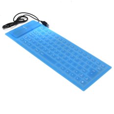 Flexible 85 Keys Travel USB 2.0 Keyboard Silicone for Surface Pro 2 3 PC Laptop- Intl