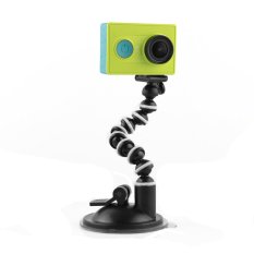 Flexible Arm Extension Car Windshield Vacuum 7cm Suction Cup Mount for GoPro Hero 4 3 Xiaomi Yi SJ4000- Intl