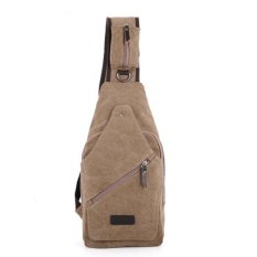 Flrsh Tas Punggung BA015 Sling Bag Santai Tas Kanvas Tas Pinggang Tas Import - KOPI