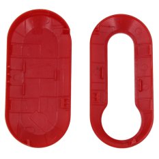 Folding Remote Key Case 3BTN for Fiat 500 Panda Brava Silicone Cover Combo Shell - Intl