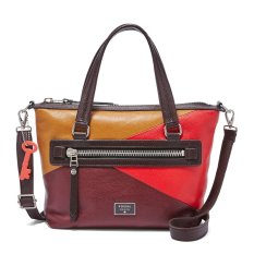 Fossil Dawson Satchel - Red Multi ZB 6656995
