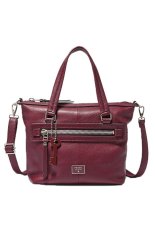 Fossil Dawson Xbody Satchel Maroon – Maroon