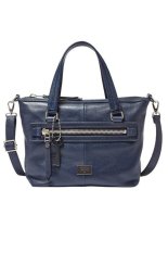 Fossil Dawson Xbody Satchel Navy – Blue Navy