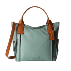 Fossil Emerson Large Satchel Seaglass - Hijau Muda