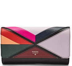 Fossil Sydney Patchwork Flap Clutch – Multi, SL 6834998