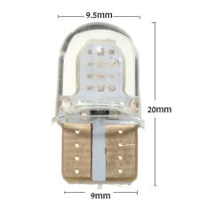 Freebang 2Pcs T10 194 168 W5W COB 8SMD SILICA Super Bright LED Light Bulbs License Plate Light DC12V Blue - INTL