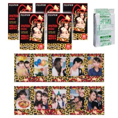 Fujifilm Fuji Instax Mini Kitty Leopard Instant 50 Film for Fuji 7s 8 25 50s 70 90/ Polaroid 300 Instant Camera/ Share SP-1 Printer - INTL