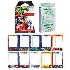 Fujifilm Instax Mini Avengers Instant 10 Film for Fuji 7s 8 25 50s 70 90/ Polaroid 300 Instant Camera/ Share SP-1 Printer - INTL