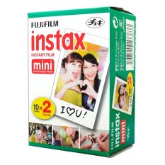 Fujifilm Instax Mini Instant White 20 Film for Fuji 7s 8 25 50s 70 90 / Polaroid 300 Instant Camera / Share SP-1 Printer - INTL