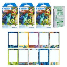 Fujifilm Instax Mini Monsters University Instant 30 Film for Fuji 7s 8 25 50s 70 90/ Polaroid 300 Instant Camera/ Share SP-1 Printer - INTL
