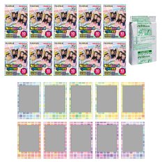 Fujifilm Instax Mini Stained Glass Instant 100 Film for Fuji 7s 8 25 50s 70 90 / Polaroid 300 Instant Camera / Share SP-1 Printer - INTL