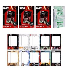 Fujifilm Instax Mini Star Wars Instant 30 Film for Fuji 7s 8 25 50s 70 90 / Polaroid 300 Instant Camera / Share SP-1 Printer (Intl)