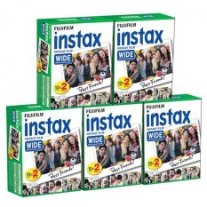 Fujifilm Instax Wide White Edge Instant 100 Film for Fuji Wide 210, 300 Instant Camera - INTL