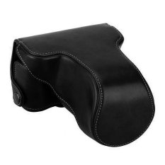 Fujifilm X-A2/X-A1/X-M1 Leather Bag/Case/Tas Kamera - Hitam