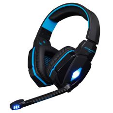 G4000 Stereo Gaming Headphone Headset Headband with Mic Volume Control for PC Game (Blue) (Intl)