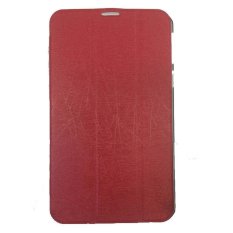 Galaxy Samsung Galaxy Tab A 8.0 SM-P355 Flipcover / Smartcover / Bookcover - Merah