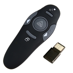 GETEK Remote Control Wireless Presentation Mouse Laser Pointer (Black) (Intl)