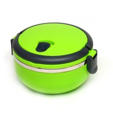 Gogo Lunch Box Stainless Steel Polos Susun 1 - Kotak Makanan - Hijau