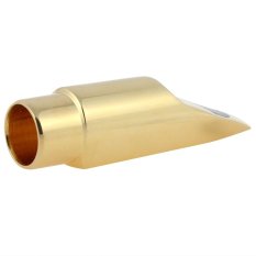 Gold Plated Metal Soprano Saxophone Mouthpiece 7 for Jazz Music - Intl