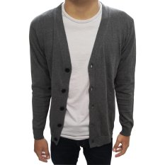 Gomuda Sweater Rajut Pria Cardigan Clean
