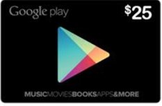 GOOGLE PLAY VOUCHER $25