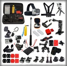 Gopro Accessories Set Sj4000 Kit Chest Belt+Head Band+Wrist Strap+Floating Bobber Go pro Her0o3 3+ 4 Action Camera Mount Sj4000 - INTL