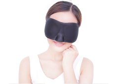 Grinigh 2 packs 3D Comfortable Sleeping Eye Mask with Soft Earbugs and Nose Pad for Sleep Aid/Travel/Shiftwork Resting (Intl)
