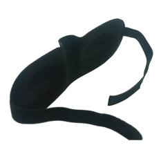 Grinigh 3 packs 3D Comfortable Sleeping Eye Mask with Soft Eyeshape Cover and Nose Pad for Sleep Aid/Travel/Shiftwork Resting (Intl)