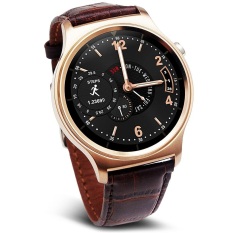 GW01 Smartwatch for iphone android phone MTK2502 Heart rate monitor bluetooth Watch (Gold) - INTL