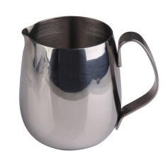 HAOFEI New Stainless Steel Drum Shape Espresso Coffee Milk Frothing Jug 350ML - INTL