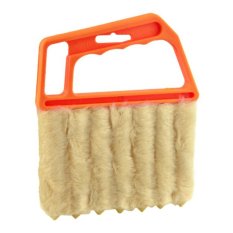 HAOFEI Venetian Blind Brush Window Air Conditioner Duster Dirt CleanerOrange - INTL
