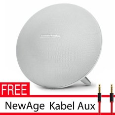 Harman Kardon Onyx Studio 3 Bluetooth Portable Speaker - Putih + Gratis New Age Aux Cable