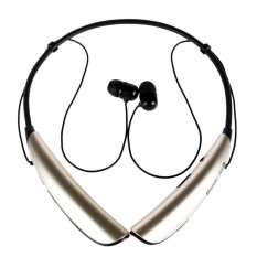 HBS-750 Wireless Bluetooth Sport Headset for iPhone, Samsung, LG, iPad Golden - Intl