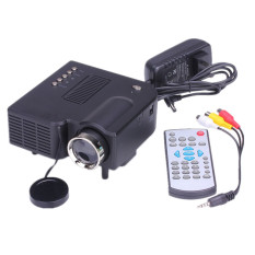 HD 1080P LED Multimedia Mini Projector Home Theater Cinema VGA HDMI USB SD (Black)