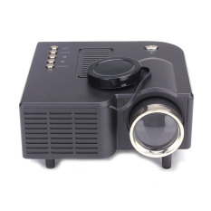 HD 1080P LED Multimedia Mini Projector Home Theater Cinema VGA HDMI USB SD Black