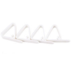 HDL Plastic Table Cover Cloth Desk Skirt Clip Wedding Party Picnic Clamp Set of 4 (Intl)