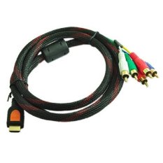 HDMI High Speed To 5 Rca Cable Gold Plated 1.5 Meter - Kabel Konverter Adapter