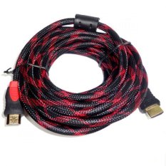 HDMI Kabel 10m HDMI-HDMI - Merah/Hitam