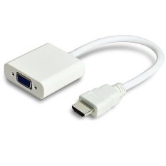 HDMI to VGA Adapter with Audio - HD008-1 - White