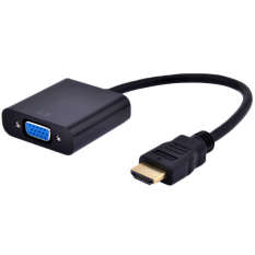 HDMI to VGA Female Adapter - HD008 - Hitam