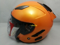Helm KYT Galaxy Double Visor Bumbble Bee / Orange