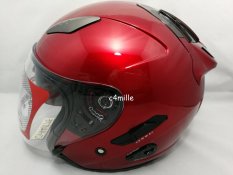 Helm KYT Galaxy Merah Marun / Red Maroon