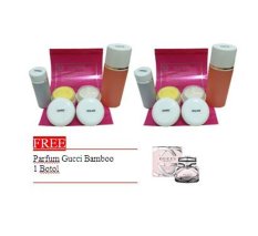 Herbal Natur Paket Cream Hn - 2 Pkt + Gratis Parfum Gucci Bamboo 1 Pcs