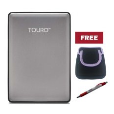 Hitachi Touro S 1TB 7200RPM - Gray + Pouch dan Pulpen