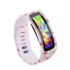 HKS Replacement Wrist Band Bracelet for Samsung Galaxy Gear Fit w/Clasp No Tracker Flower - Intl