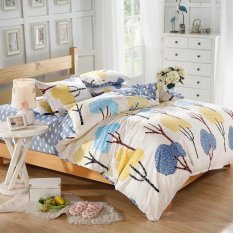 Home textile,Reactive Print 4Pcs Cotton bedding sets include Duvet Cover Bed sheet Pillowcase,housse de couette, Bed Linen (Intl)