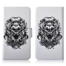 Hot Terror Skull PU Leather New Flip Case Cover For LG Optimus L9 P760 P765