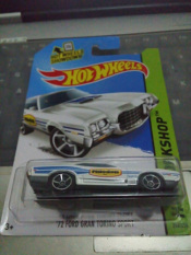 Hot Wheels - 72 Ford Gran Torino Sport White Tampo Milodon